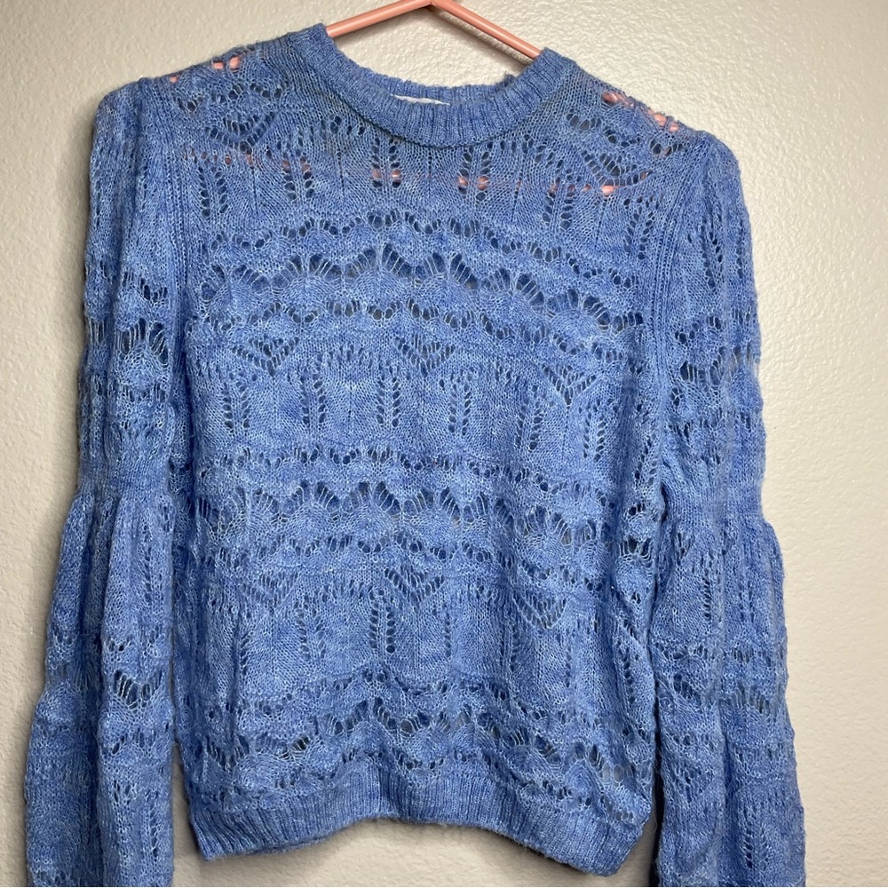 > Zara Light Periwinkle Sweater Top